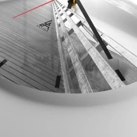 Esfera sin numeración, con rayas