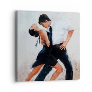 Cuadro sobre lienzo - Impresión de Imagen - El tango de mis sueños - 40x40 cm