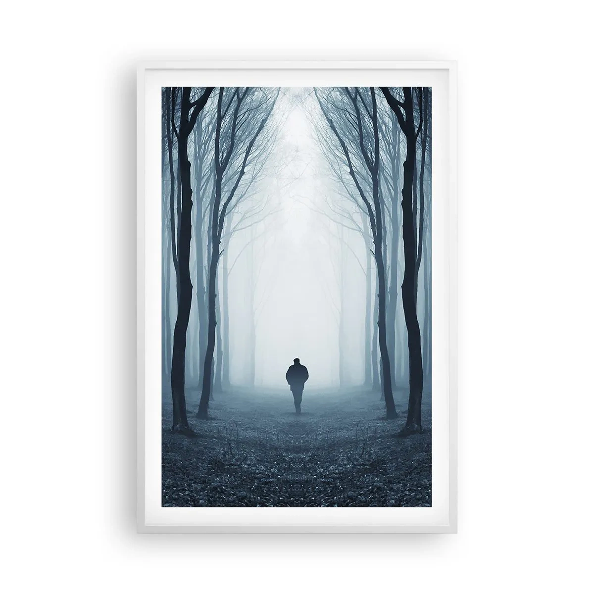 Póster en marco blanco - Alto y claro - 61x91 cm