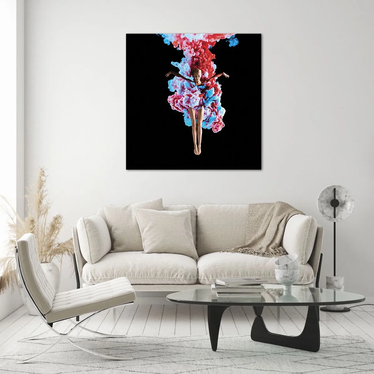 Cuadro sobre vidrio - Impresiones sobre Vidrio - En plena floración - 70x70 cm