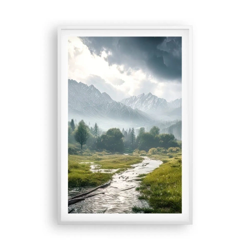 Póster en marco blanco - De ida y vuelta - 61x91 cm