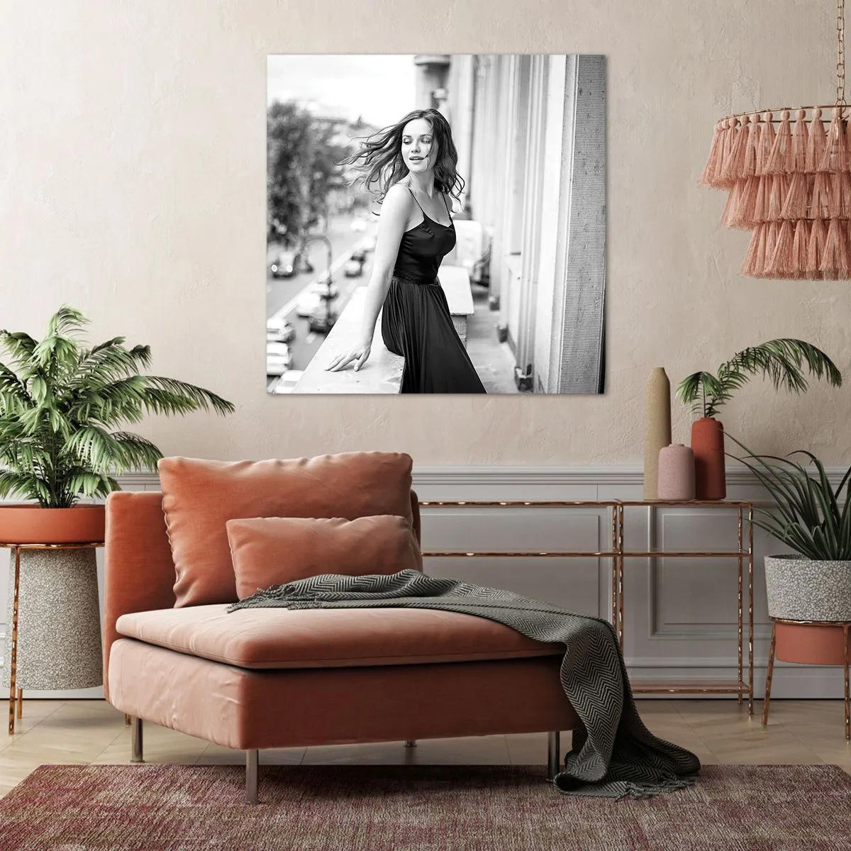 Cuadro sobre lienzo - Impresión de Imagen - Ciertamente, parisina - 70x70 cm