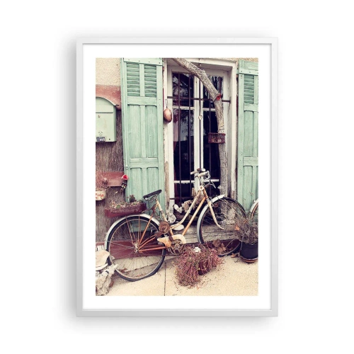 Póster en marco blanco - La vida rural - 50x70 cm