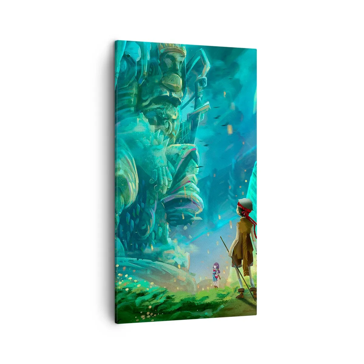 Cuadro sobre lienzo - Impresión de Imagen - Del gran libro de los cuentos de hadas - 45x80 cm