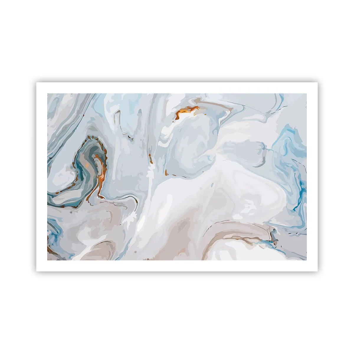 Póster - Blanco fusión - 91x61 cm