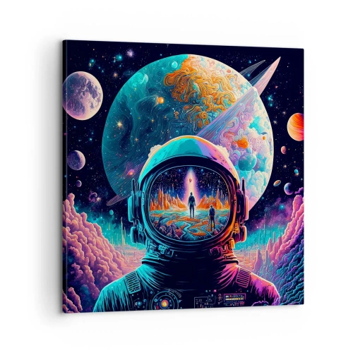 Cuadro sobre lienzo - Impresión de Imagen - Sueños de niño - 60x60 cm