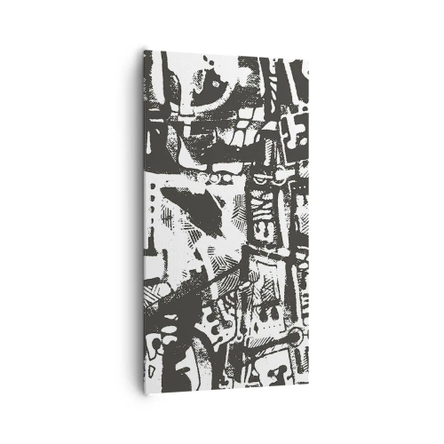 Cuadro sobre lienzo - Impresión de Imagen - ¿Orden o caos? - 65x120 cm