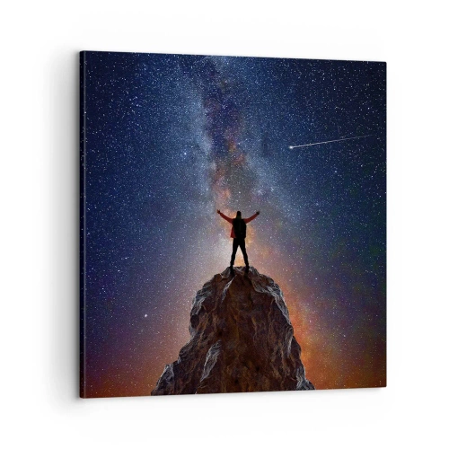 Cuadro sobre lienzo - Impresión de Imagen - ¡El poder está conmigo! - 60x60 cm