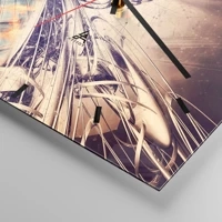 Esfera sin numeración, con rayas