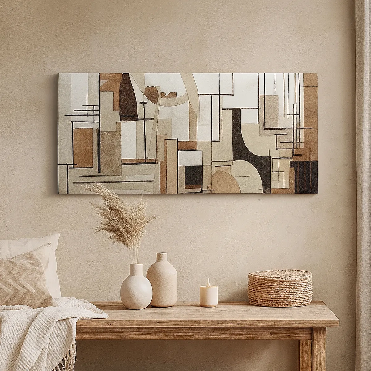 Cuadro sobre lienzo - Impresión de Imagen - Paisaje urbano 2.0 - 30x30 cm