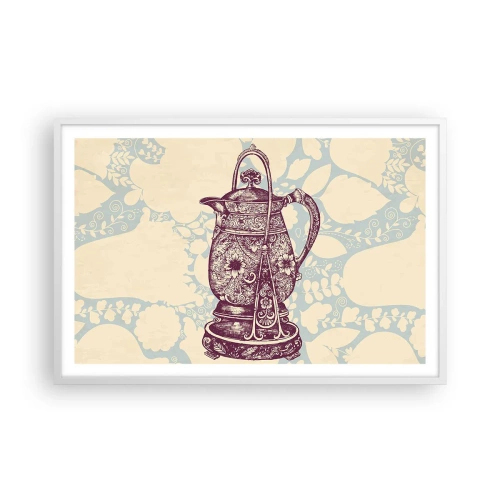 Póster en marco blanco - La belleza de lo cotidiano - 91x61 cm