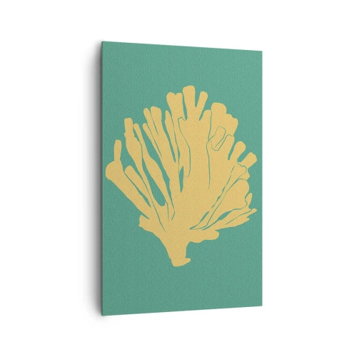 Cuadro sobre lienzo - Impresión de Imagen - Arbusto de un bosque submarino - 80x120 cm