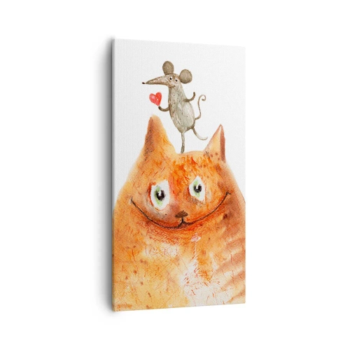 Cuadro sobre lienzo - Impresión de Imagen - Paradojas del amor - 55x100 cm