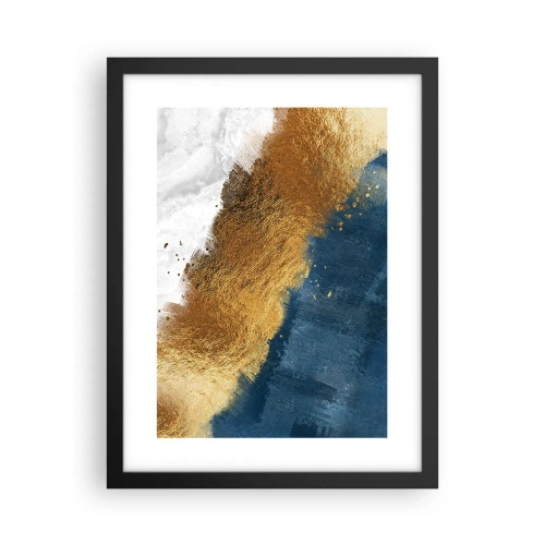 Póster en marco negro - Los colores del verano - 30x40 cm