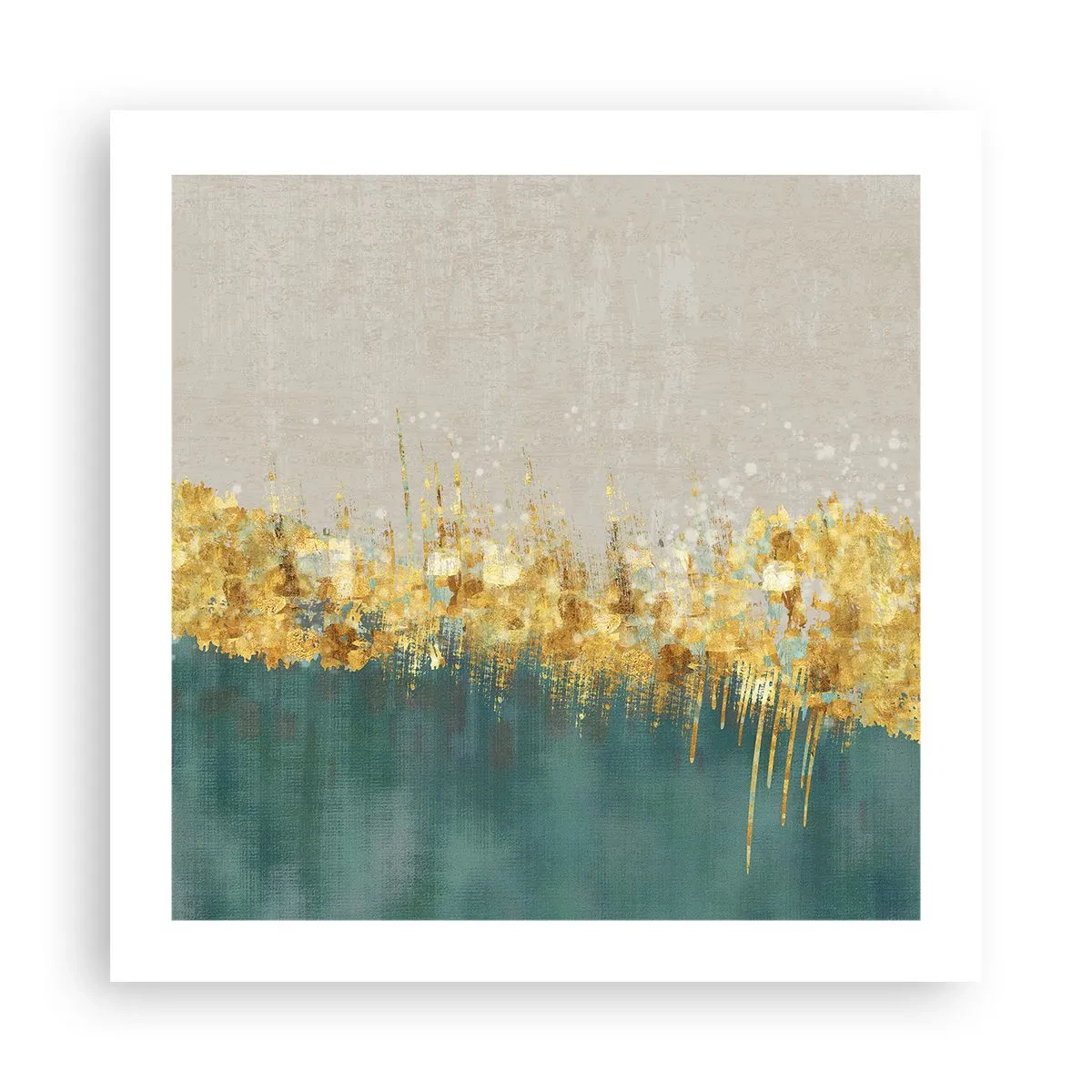 Póster - La frontera dorada - 50x50 cm