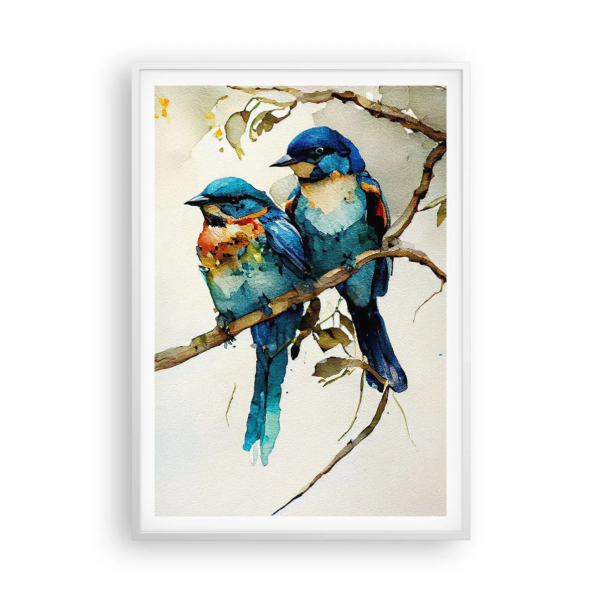 Póster en marco blanco - ¿Ofendido? - 70x100 cm