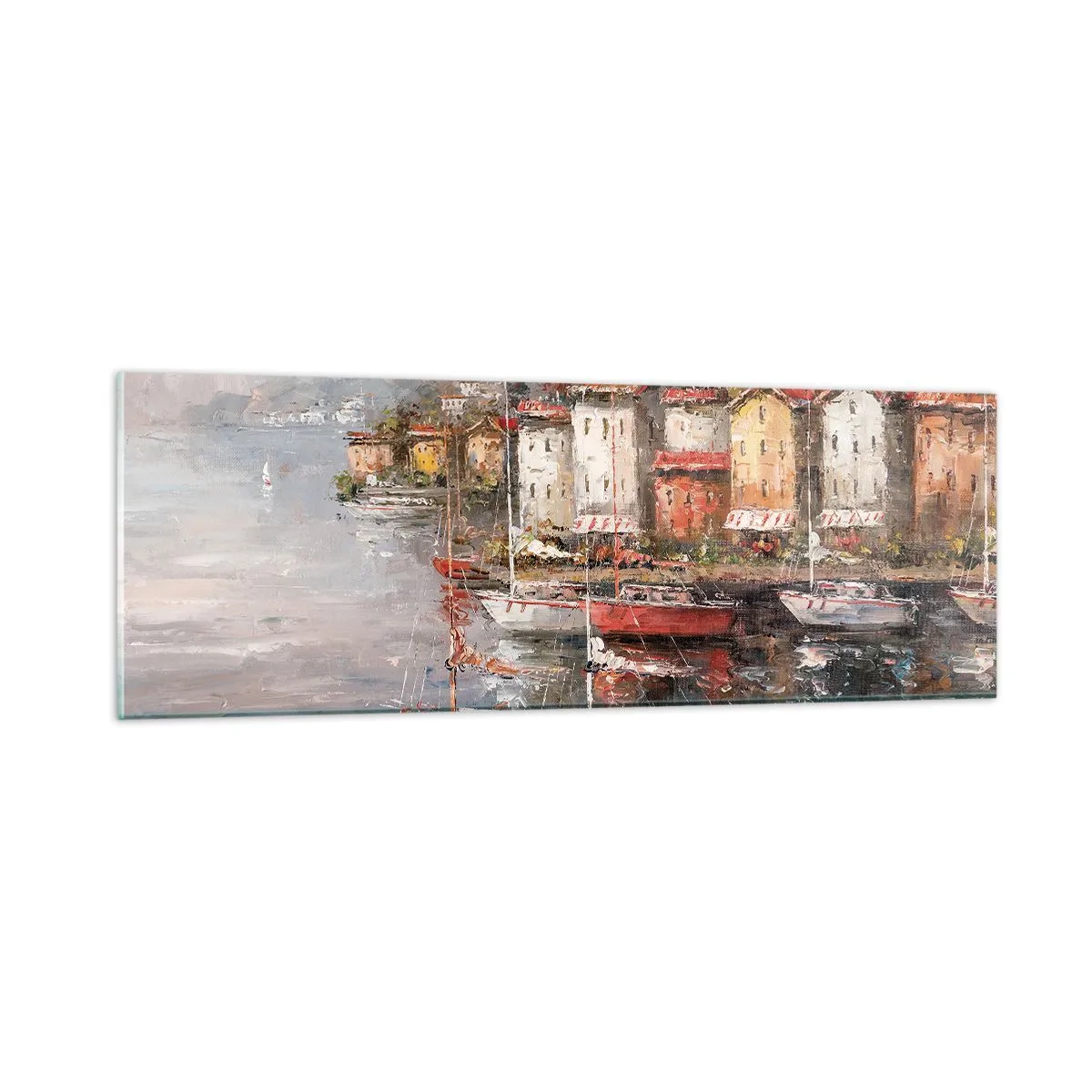 Cuadro sobre vidrio - Impresiones sobre Vidrio - Un refugio romántico - 90x30 cm