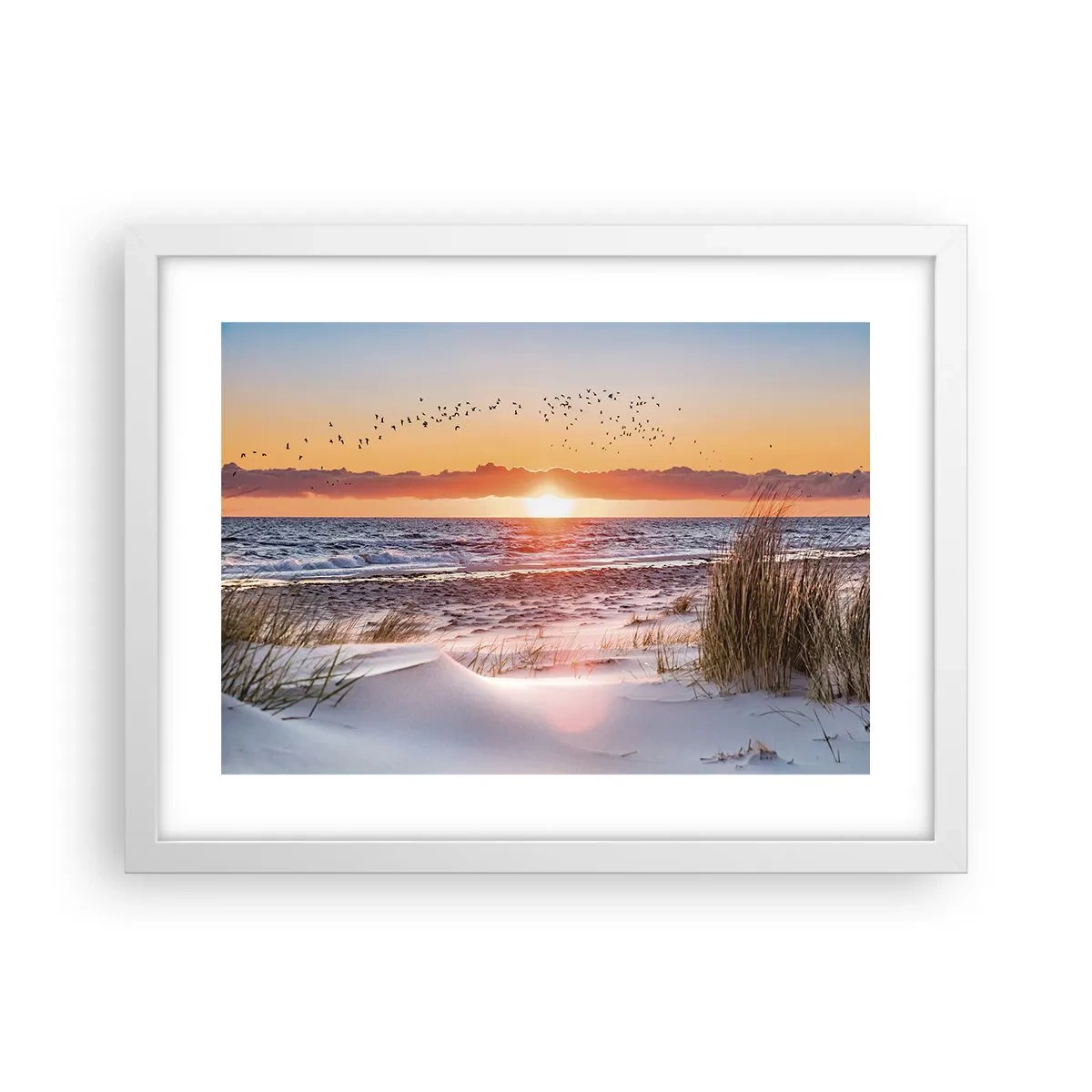 Póster en marco blanco - Paisaje horizontal - 40x30 cm