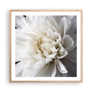 Póster en marco roble claro - La novia de la mañana - 60x60 cm