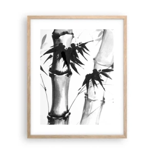 Póster en marco roble claro - Primer plano de Oriente - 40x50 cm