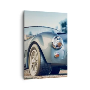 Cuadro sobre lienzo - Impresión de Imagen - Coche clásico descapotable en un entorno pintoresco - 50x70cm - Porque el estilo importa - Decoración de pared moderna para salón y dormitorio ARTTOR