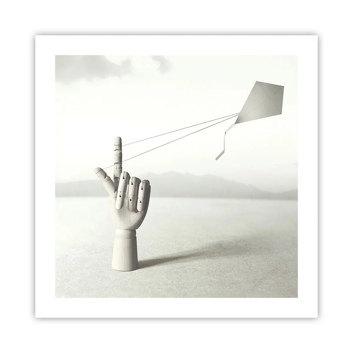 Póster - Una prueba de fuerza - 50x50 cm