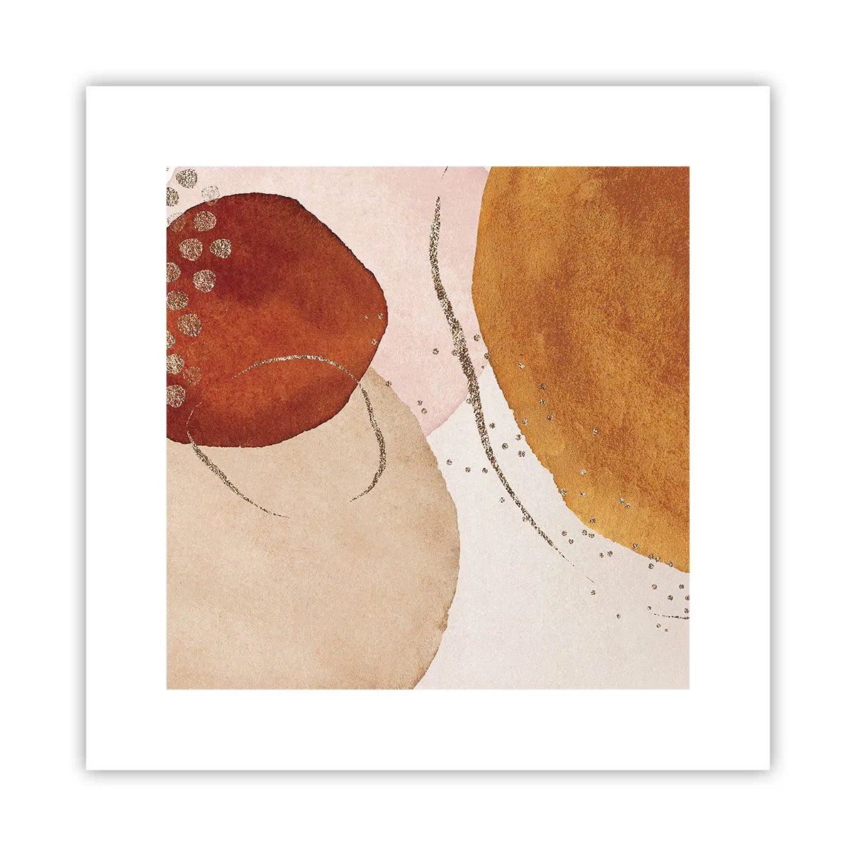 Póster - Movimiento abstracto - 30x30 cm