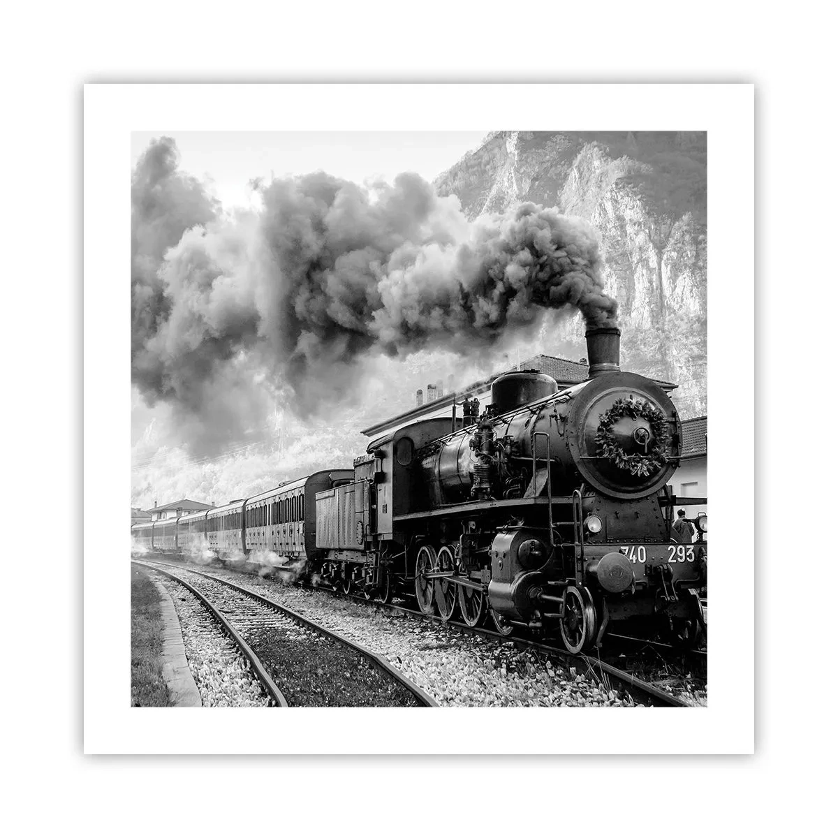 Póster - Rumbo a la estación... - 50x50 cm