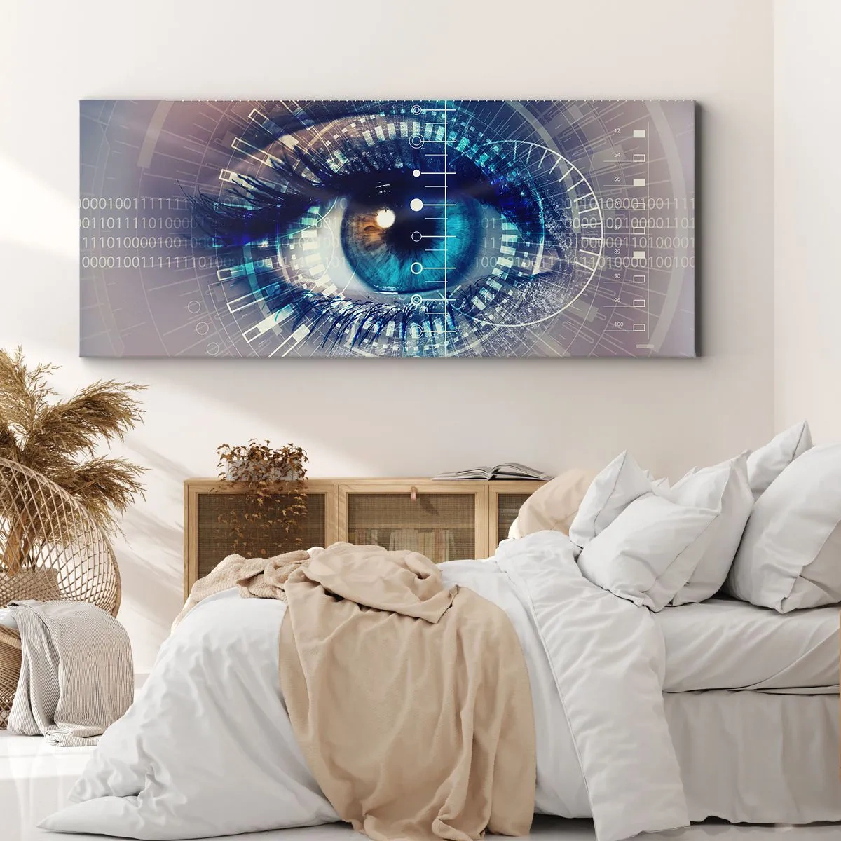 Cuadro sobre lienzo - Impresión de Imagen - Crees que me conoces - 100x40 cm