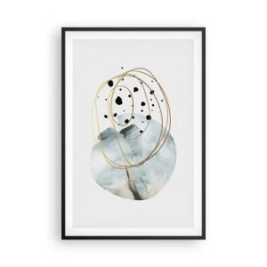 Póster en marco negro - El concepto del espacio - 61x91 cm