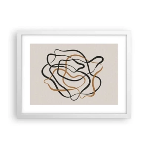 Póster en marco blanco - Todo ha salido mal - 40x30 cm