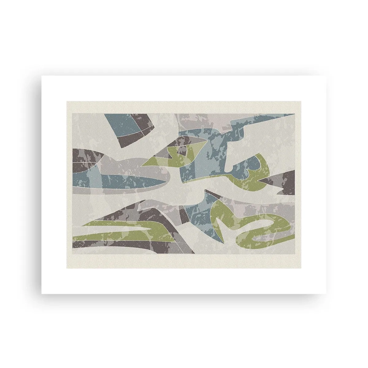 Póster - Composición tras vidriera - 40x30 cm