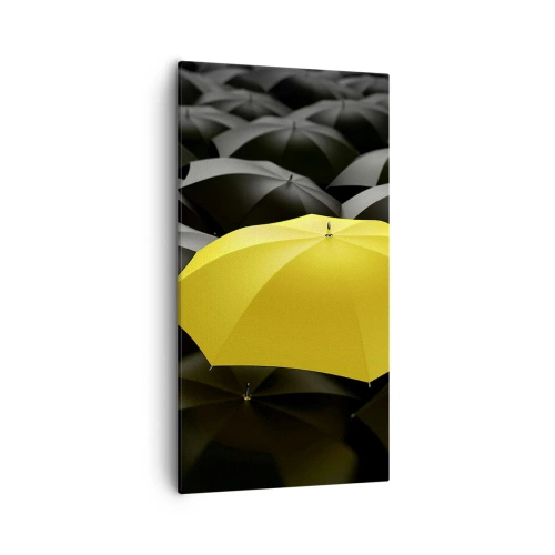 Cuadro sobre lienzo - Impresión de Imagen - Adiós a la tristeza - 55x100 cm