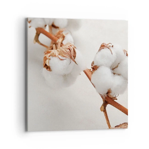 Cuadro sobre lienzo - Impresión de Imagen - Un suave tacto - 70x70 cm