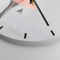 Esfera sin numeración, con rayas