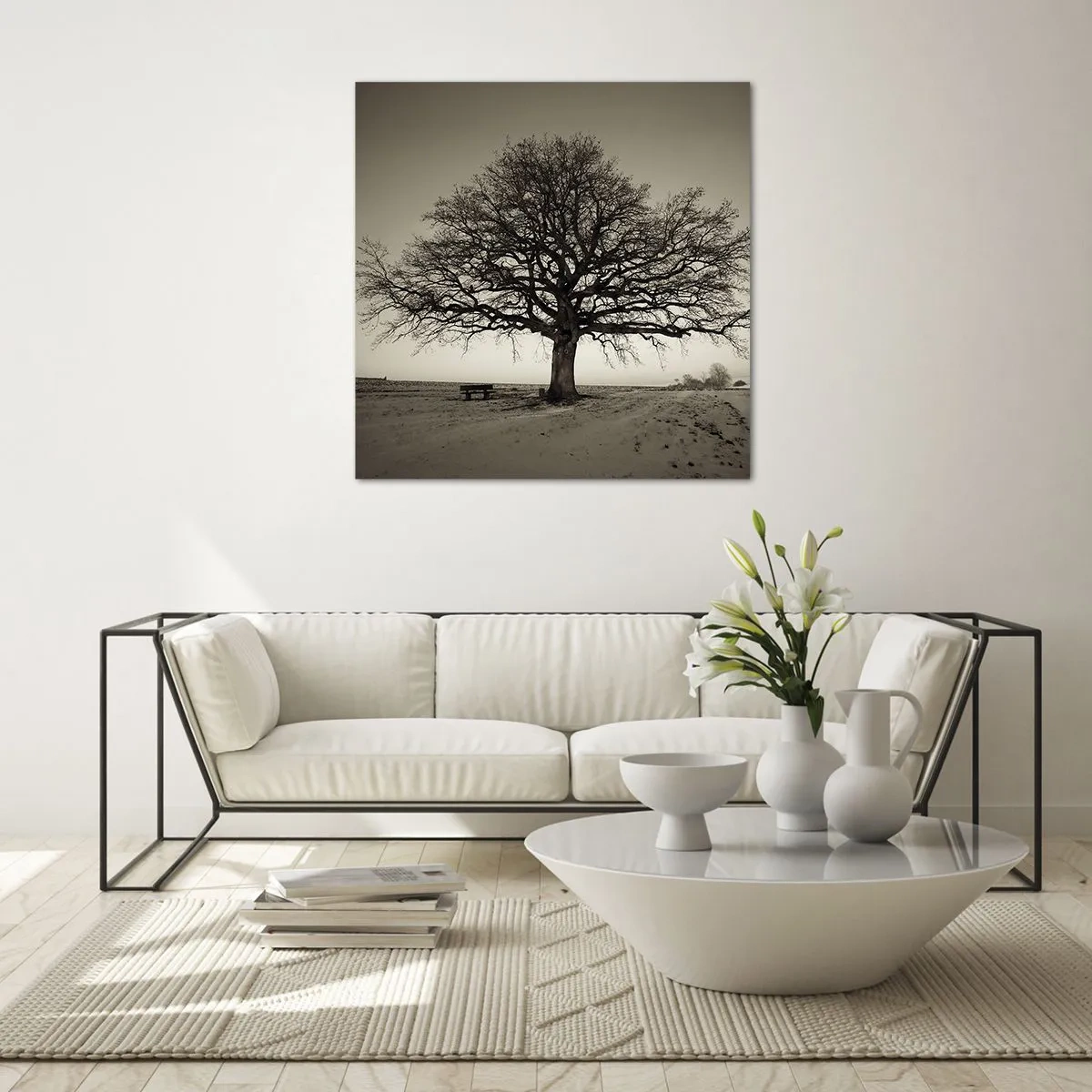 Cuadro sobre vidrio - Impresiones sobre Vidrio - De aquí a la eternidad - 70x70 cm