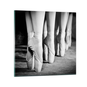 Cuadro sobre vidrio - Impresiones sobre Vidrio - En conjunto y al unísono - 30x30 cm