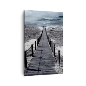 Cuadro sobre lienzo - Impresión de Imagen - En plena costa - 80x120 cm