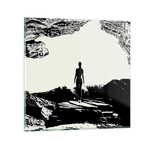 Cuadro sobre vidrio - Impresiones sobre Vidrio - Una nueva mirada - 30x30 cm