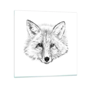 Cuadro sobre vidrio - Impresiones sobre Vidrio - ¿Pueden mentir estos ojos? - 30x30 cm