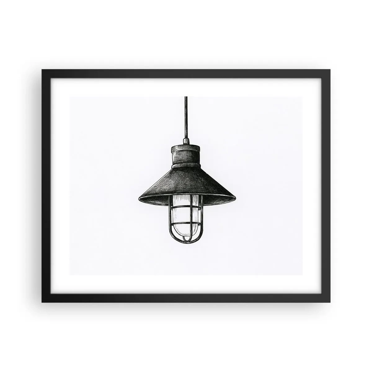 Póster en marco negro - Como hace años... - 50x40 cm