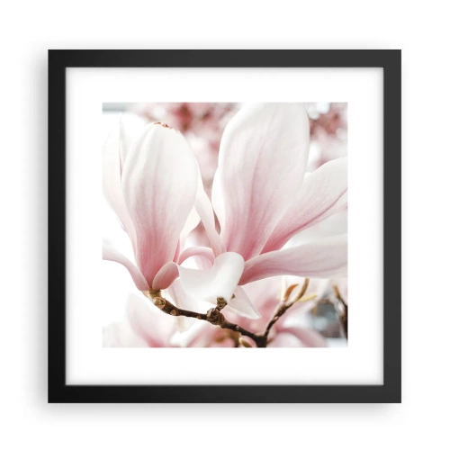 Póster en marco negro - Inmensidad de la ternura - 30x30 cm