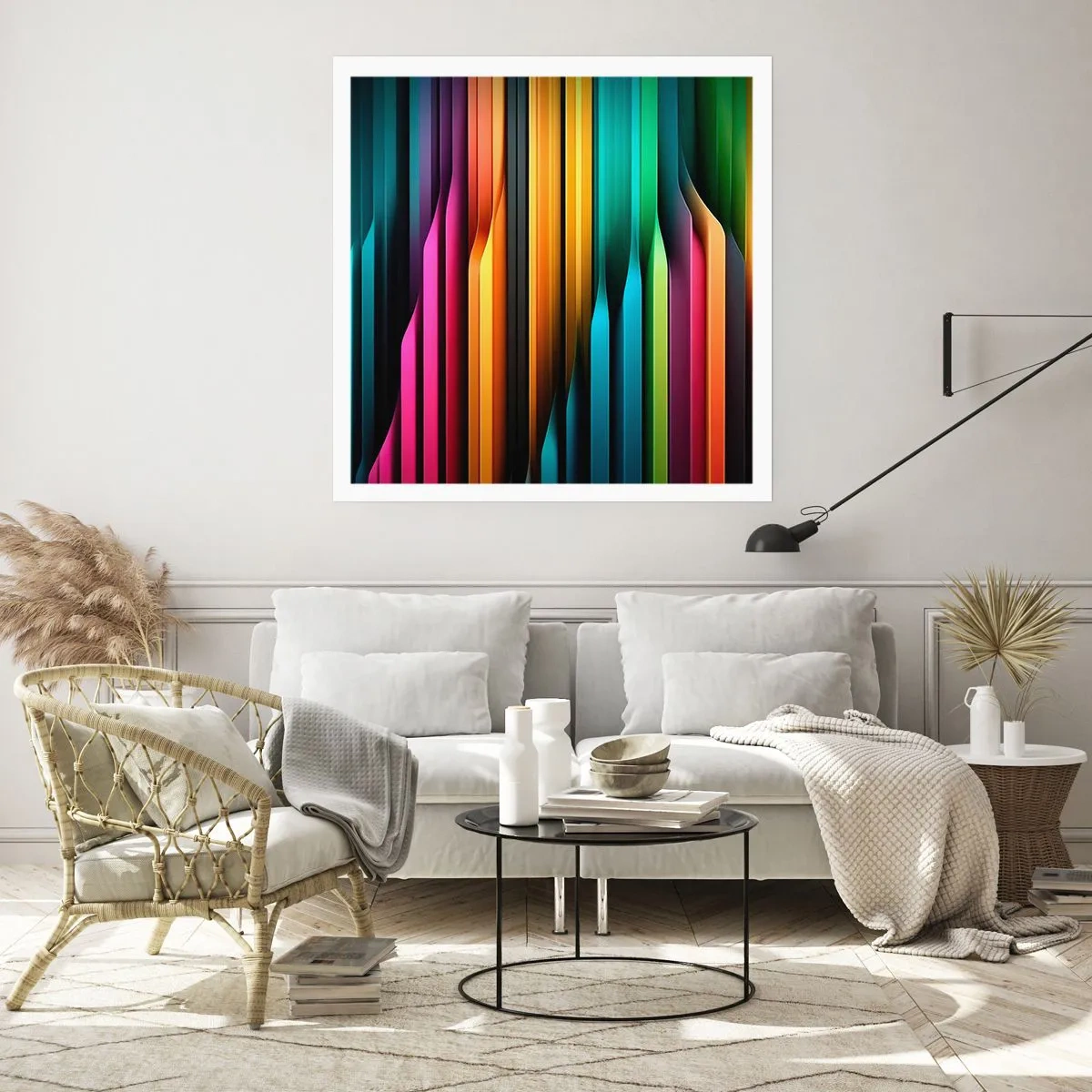 Póster - Órgano luminoso - 50x50 cm
