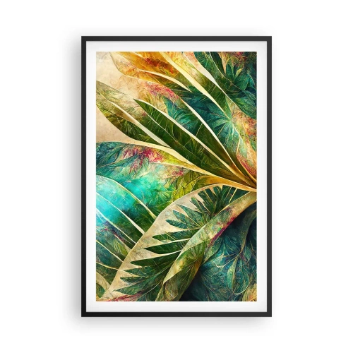Póster en marco negro - Los colores del trópico - 61x91 cm