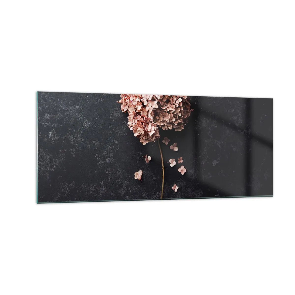 Cuadro sobre vidrio - Impresiones sobre Vidrio - Un signo verdaderamente romántico - 100x40 cm