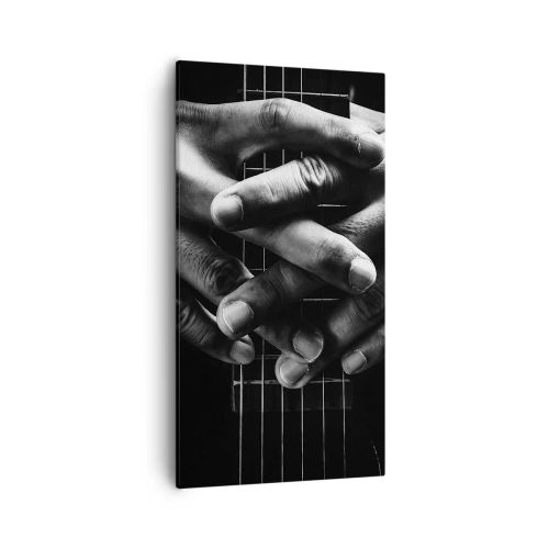 Cuadro sobre lienzo - Impresión de Imagen - La oración del artista - 55x100 cm