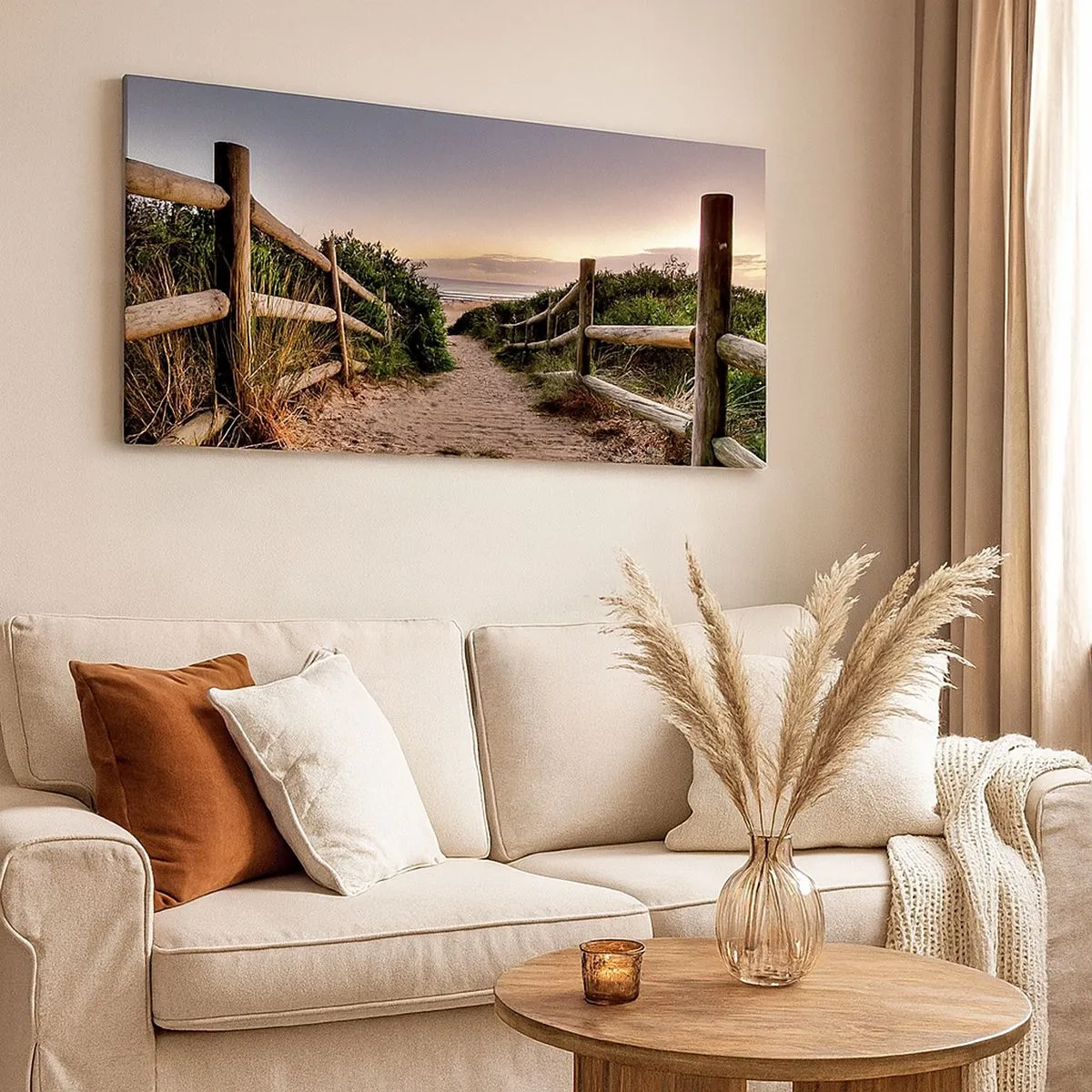 Cuadro sobre lienzo - Impresión de Imagen - Objetivo a la vista - 100x40 cm