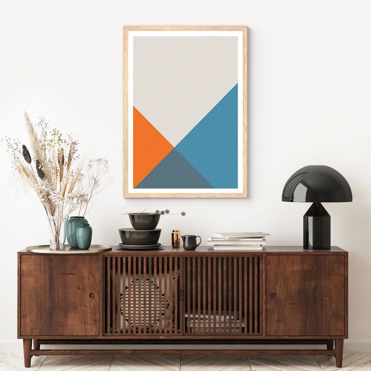 Póster en marco roble claro - Desde el punto de vista de... - 70x100 cm