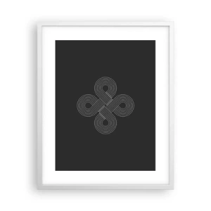 Póster en marco blanco - El espíritu celta - 40x50 cm