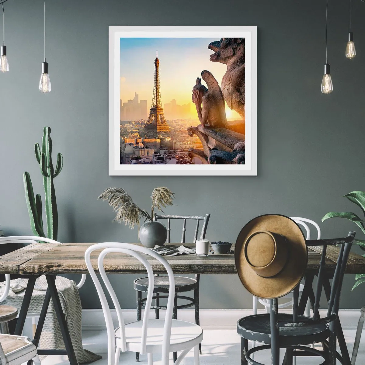 Póster en marco blanco - Ha cambiado tanto la ciudad... - 60x60 cm